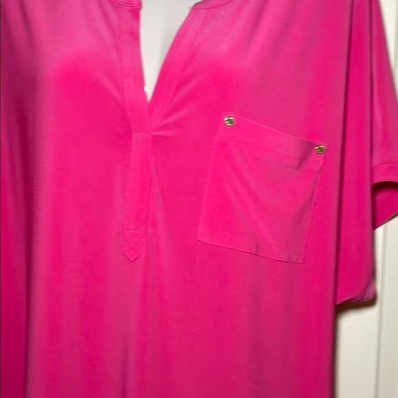 Anne Klein Pink Top sz 1X - Picture 2 of 7